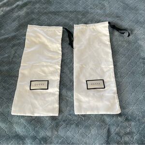 Gucci White‎ shoe Dust Bags